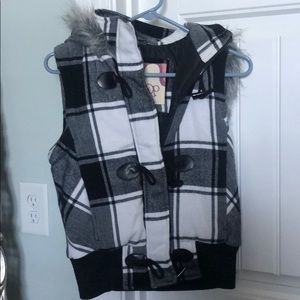 OP plaid vest